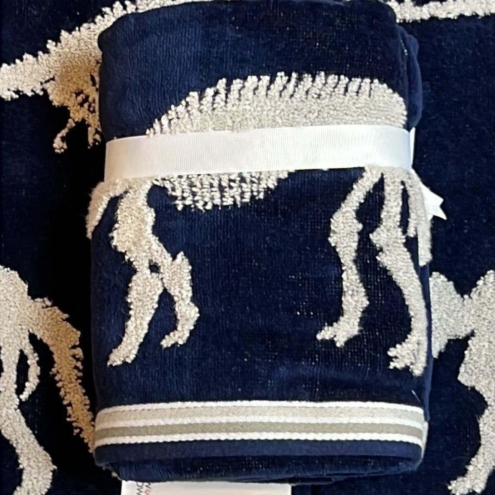 Caro - ‘Dinosaurs’ Bath & Hand Towel Set (2). NWT Firm! Last One! - Picture 2 of 4